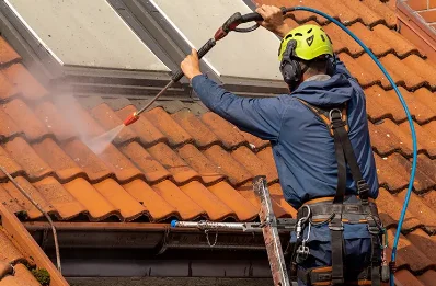 Démoussage et hydrofuge de toiture à Malicornay